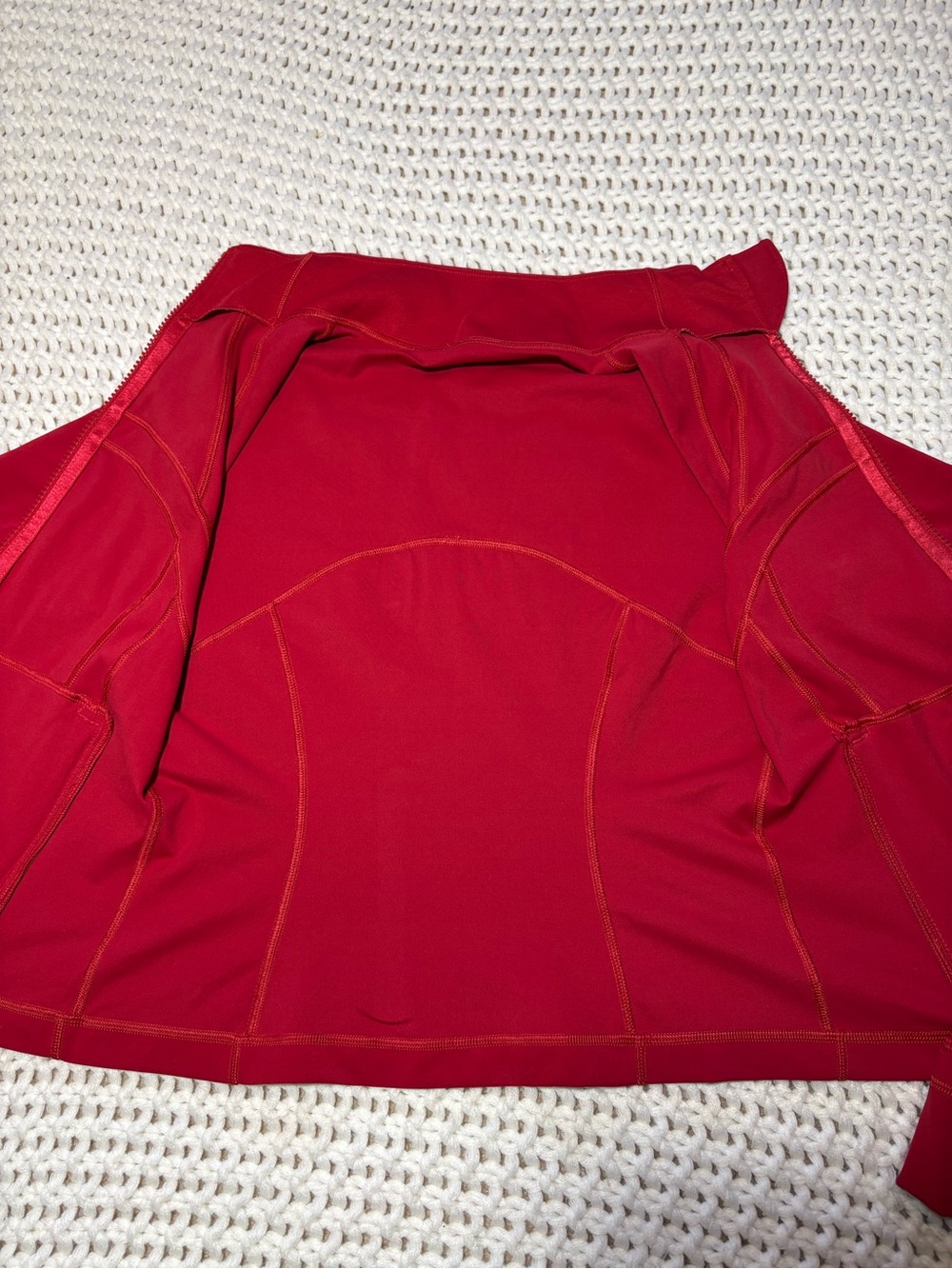 RARE! Lululemon dark red define cropped jacket nulu size 8 - Picture 7 of 9